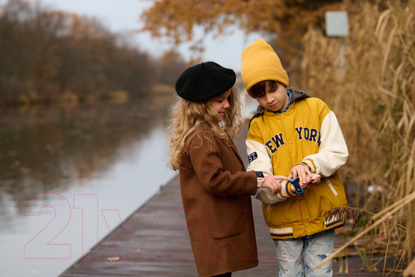 Изображение товара Умные часы детские Canyon Cindy KW-41 / CNE-KW41BL (синий/голубой)