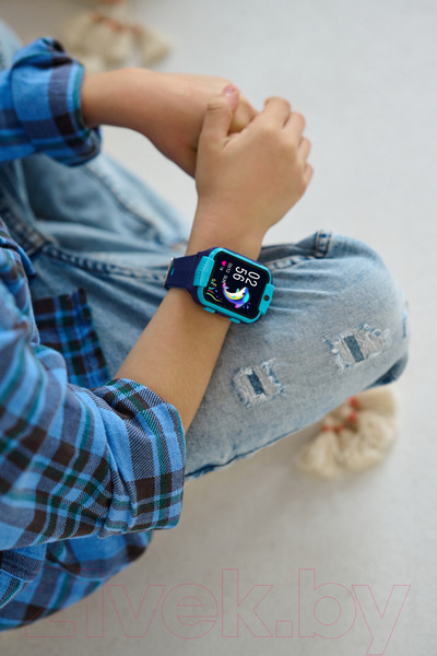 Изображение товара Умные часы детские Canyon Cindy KW-41 / CNE-KW41BL (синий/голубой)