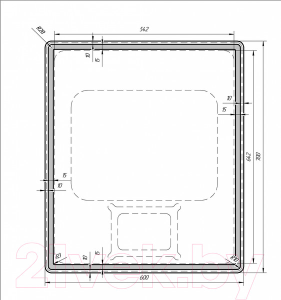 Изображение товара Зеркало Dreja Tiny / 99.9024