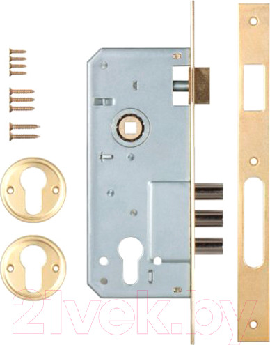 Изображение товара Замок врезной Kale 152/3MR-G (золото)