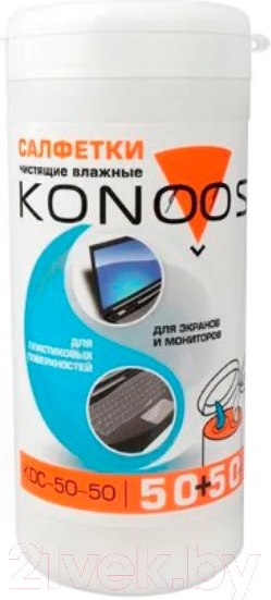 Изображение товара Салфетки для ухода за техникой Konoos KDC-50-50 (100шт)