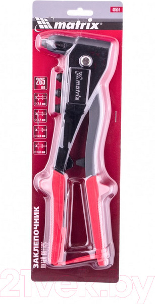 Изображение товара Ручной заклепочник Matrix 40551