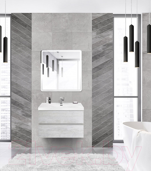 Изображение товара Тумба под умывальник Cezares MOLVENO-46-80-2C-SO-LB