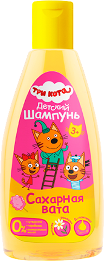 Изображение товара Шампунь детский Три кота Сахарная вата (250мл)
