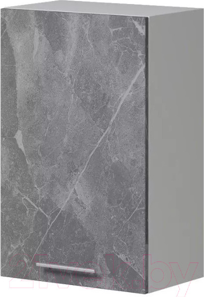 Изображение товара Шкаф навесной для кухни Genesis Мебель Алиса Каспий 500 (белый/каспий темный)