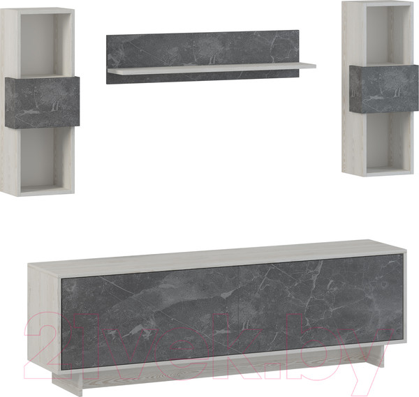 Изображение товара Горка Genesis Мебель Oskar Mini (сосна белая Loft/каспий темный)