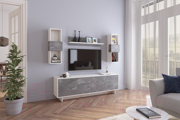 Изображение товара Горка Genesis Мебель Oskar Mini (сосна белая Loft/каспий темный)