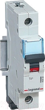 Изображение товара Выключатель автоматический Legrand TX3 1P C 25A 6кА 1M / 404030