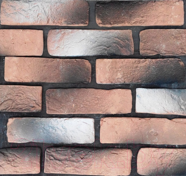 Изображение товара Декоративный камень гипсовый Polinka Кирпич шамотный 0304П (коричневая пудра)