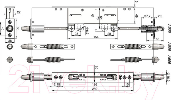 Изображение товара Запорный механизм Crit А506