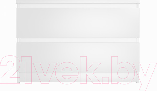 Изображение товара Тумба Mio Tesoro Мальта 2 ящика 80x54 2.05.02.020.1 (белый)