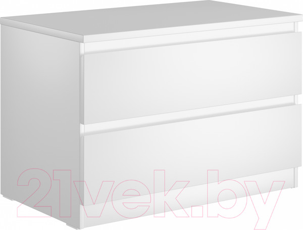 Изображение товара Тумба Mio Tesoro Мальта 2 ящика 80x54 2.05.02.020.1 (белый)