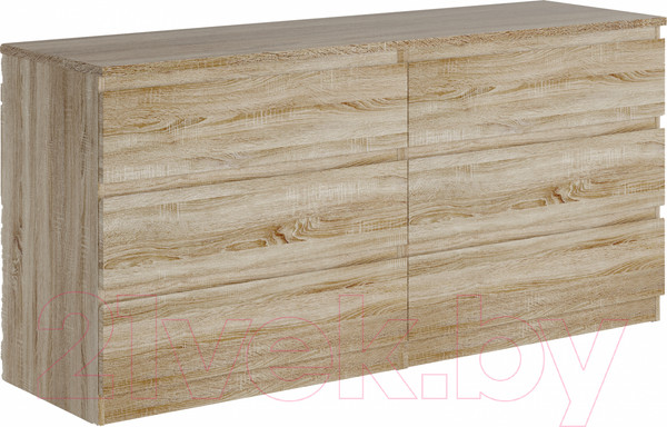 Изображение товара Комод Mio Tesoro Мальта 6 ящиков 160x76 2.05.02.060.3 (сонома)