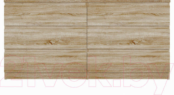 Изображение товара Комод Mio Tesoro Мальта 6 ящиков 160x76 2.05.02.060.3 (сонома)