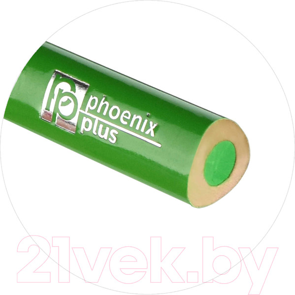 Изображение товара Набор цветных карандашей Феникс+ Енот-Пухляш / 58584 (12шт)