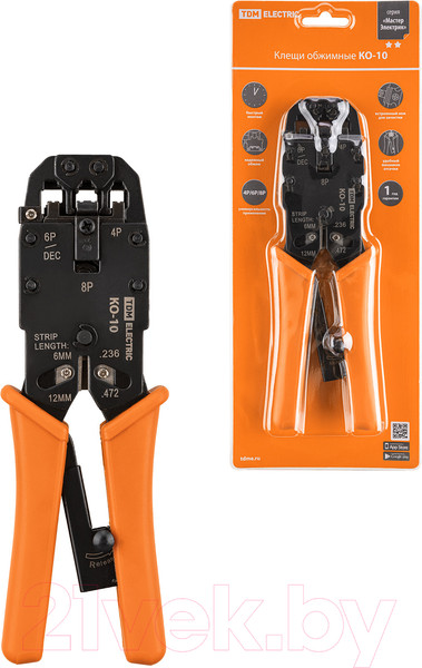 Изображение товара Инструмент обжимной TDM КО-10 / SQ1001-0011