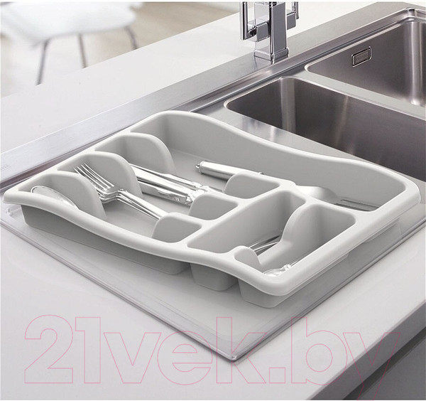 Изображение товара Органайзер для столовых приборов Berossi Magic ИК 47201000 (снежно-белый)