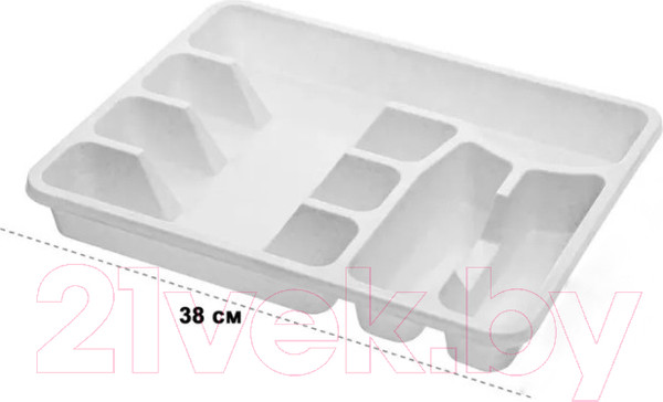 Изображение товара Органайзер для столовых приборов Berossi Magic ИК 47201000 (снежно-белый)