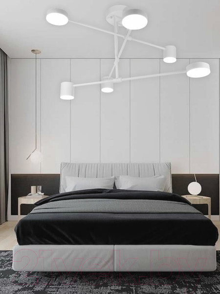 Изображение товара Потолочный светильник Mirastyle Диод XL-21015/3+3 WT