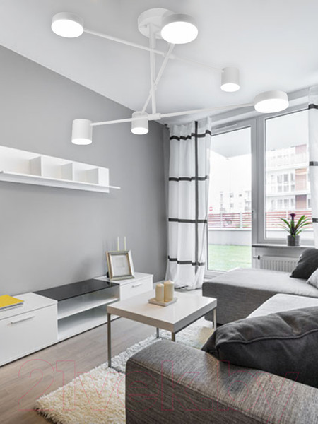 Изображение товара Потолочный светильник Mirastyle Диод XL-21015/3+3 WT