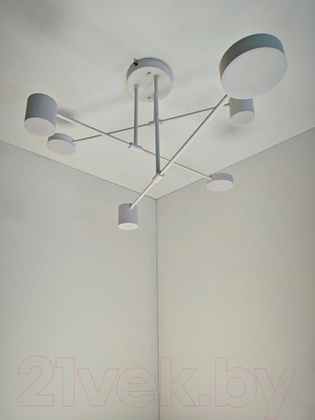Изображение товара Потолочный светильник Mirastyle Диод XL-21015/3+3 WT