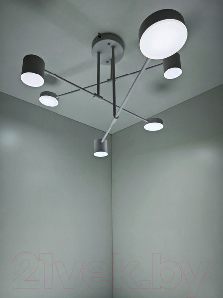 Изображение товара Потолочный светильник Mirastyle Диод XL-21015/3+3 WT