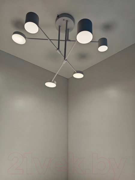 Изображение товара Потолочный светильник Mirastyle Диод XL-21015/3+3 WT