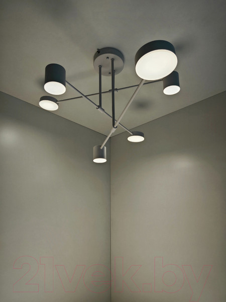 Изображение товара Потолочный светильник Mirastyle Диод XL-21015/3+3 WT