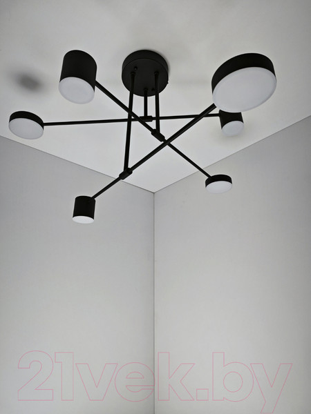 Изображение товара Потолочный светильник Mirastyle Диод XL-21015/3+3 BK