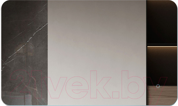 Изображение товара Зеркало Алмаз-Люкс Hanoi 10060s-4 (с подсветкой, с сенсорной кнопкой)