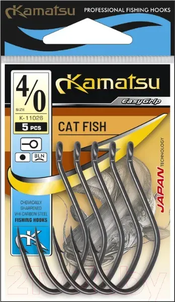 Изображение товара Набор крючков рыболовных KAMATSU Cat Fish К-11026 10 (2шт)