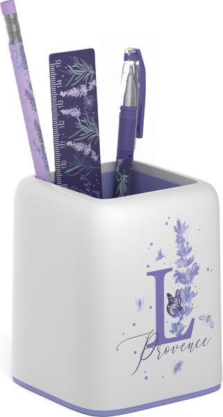 Изображение товара Подставка настольная Erich Krause Forte. Lavender / 57989 (белый/фиолетовый)