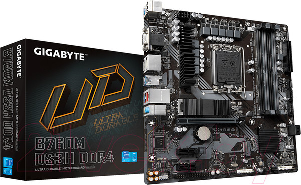 Изображение товара Материнская плата Gigabyte B760M DS3H DDR4