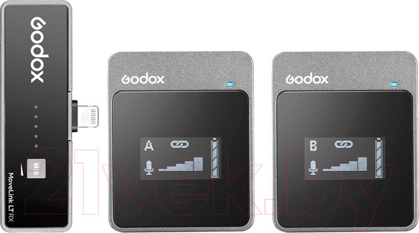 Изображение товара Радиосистема микрофонная Godox MoveLink LT2 / 30045