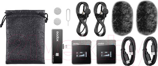 Изображение товара Радиосистема микрофонная Godox MoveLink LT2 / 30045