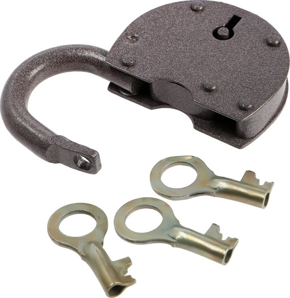 Изображение товара Замок навесной No Brand ЗВС-2 d12мм (3 ключа)