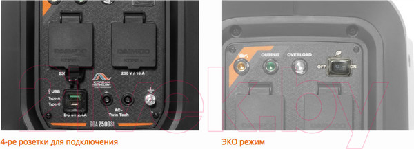 Изображение товара Инверторный генератор Daewoo Power GDA 2500Si