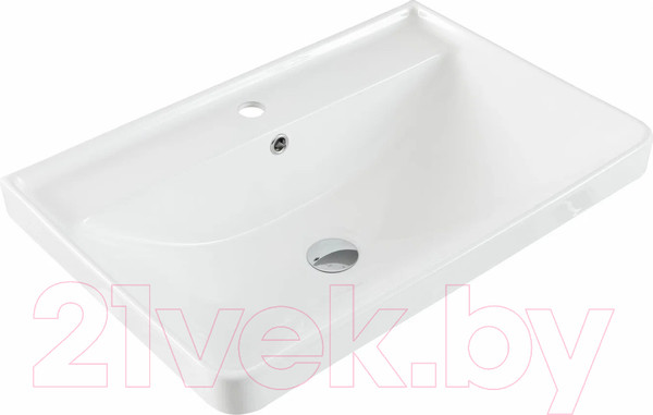 Изображение товара Тумба с умывальником Aquanet Вега 70 / 308335 (белый глянец)