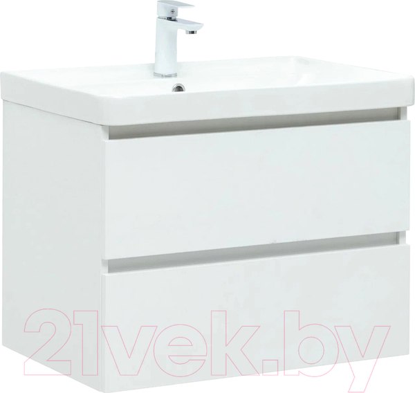 Изображение товара Тумба под умывальник Aquanet Вега 70 / 308333 (белый глянец)