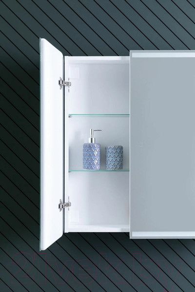 Изображение товара Шкаф с зеркалом для ванной Aquanet Оптима 80 / 311862