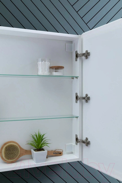 Изображение товара Шкаф с зеркалом для ванной Aquanet Оптима 80 / 311862