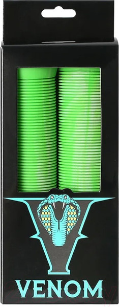 Изображение товара Грипсы для самоката Venom V-1 (белый/зеленый)