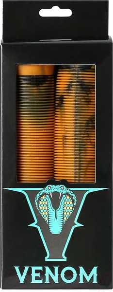 Изображение товара Грипсы для самоката Venom V-1 (черный/оранжевый)