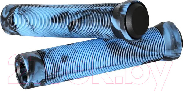 Изображение товара Грипсы для самоката Venom V-1 (черный/голубой)