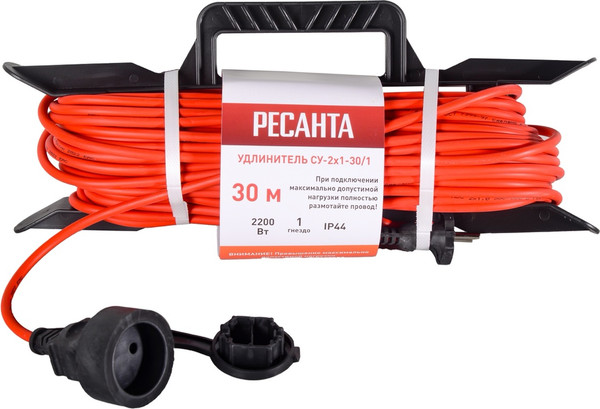 Изображение товара Удлинитель на рамке Ресанта СУ-2x1-30/1 (61/118/3)