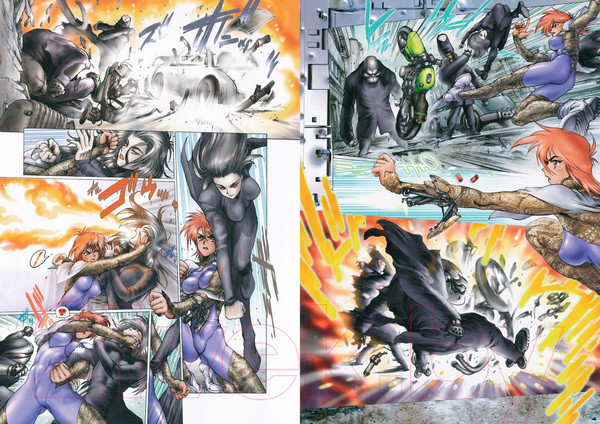 Изображение товара Манга Азбука Призрак в доспехах 2. Человеко-машинный интерфейс (Масамунэ С.)