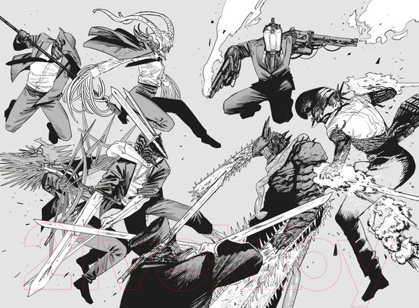 Изображение товара Манга Азбука Человек-бензопила. Книга 5. Купание в ванне. Чувства собаки (Фудзимото Тацуки)