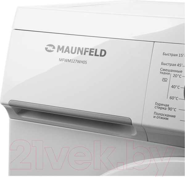 Изображение товара Стиральная машина Maunfeld MFWM127WH05