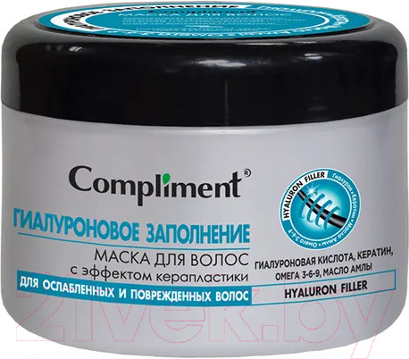 Изображение товара Маска для волос Compliment Hyaluron Filler С эффектом керапластики (500мл)