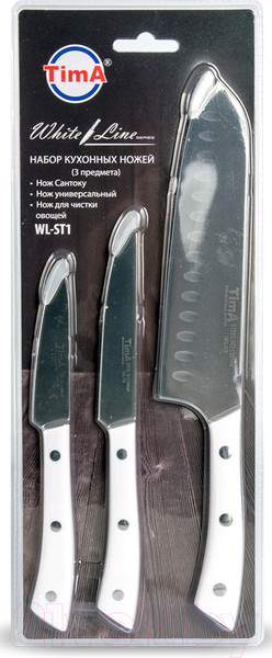 Изображение товара Набор ножей TimA WhiteLine WL-ST1